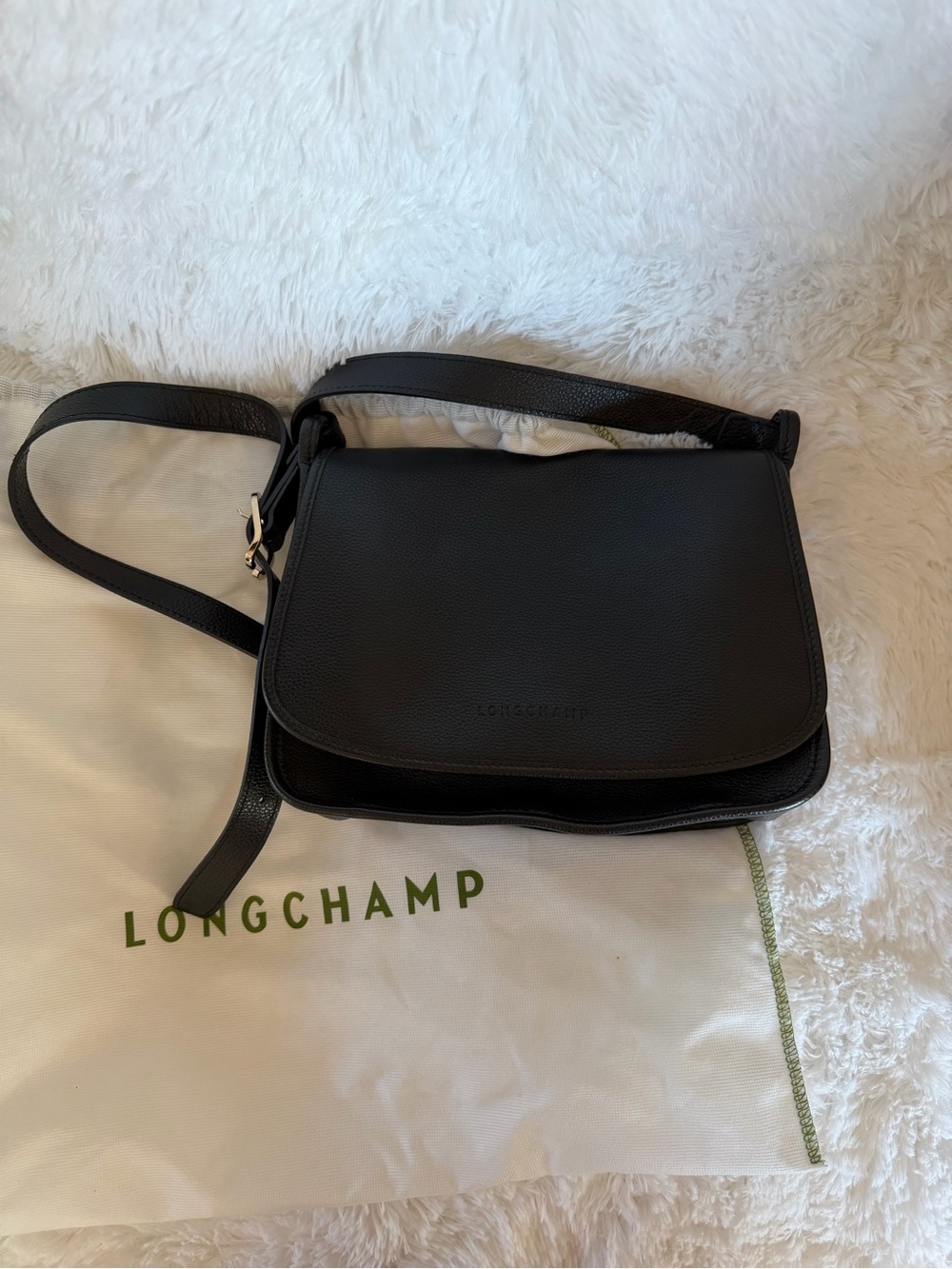 Brand  New Longchamp Le Foulonne Medium Crossbody Bag